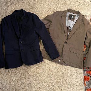 Two Armani Exchange Blazers